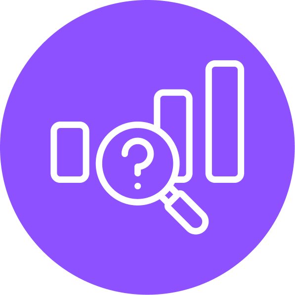 Icon featuring a check list and a warning sign
