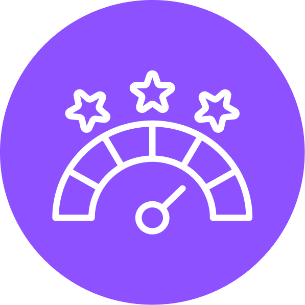 Icon featuring a check list and a warning sign